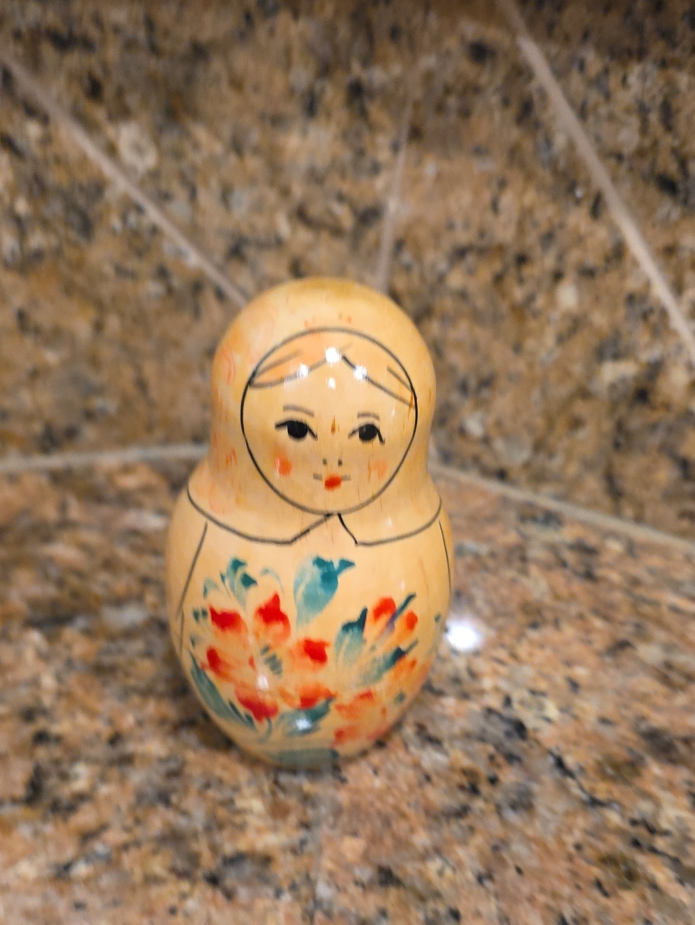 Vintage Wooden Nesting Doll
